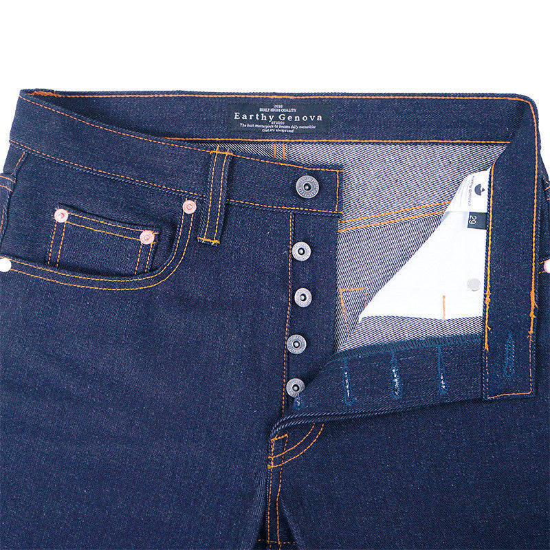 TANUKI 14oz SANFORIZED SLIM STRAIGHT CUT