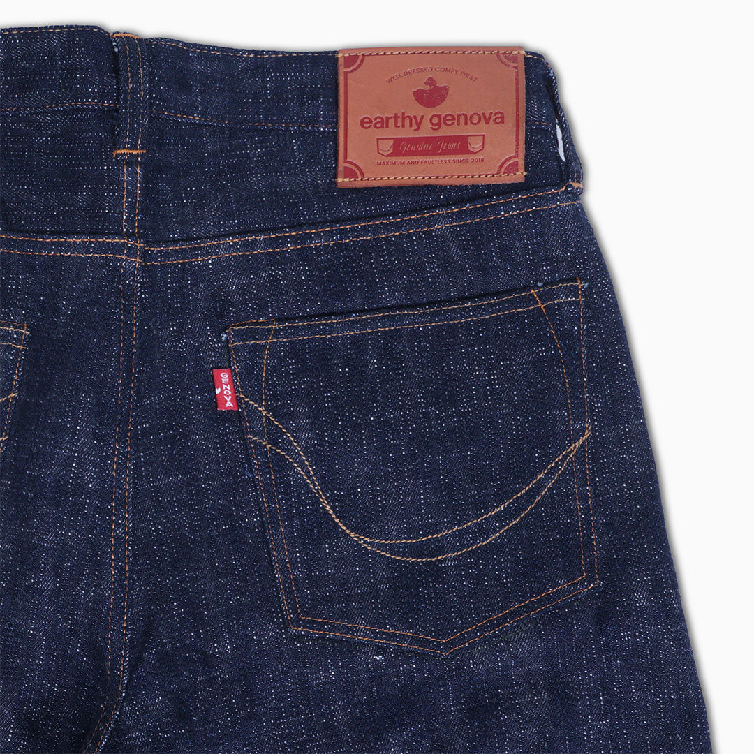 NEO LYNX 17oz UNSANFORIZED SUPER DEEP INDIGO RED LINE SELVEDGE SLIM SRAIGHT CUT