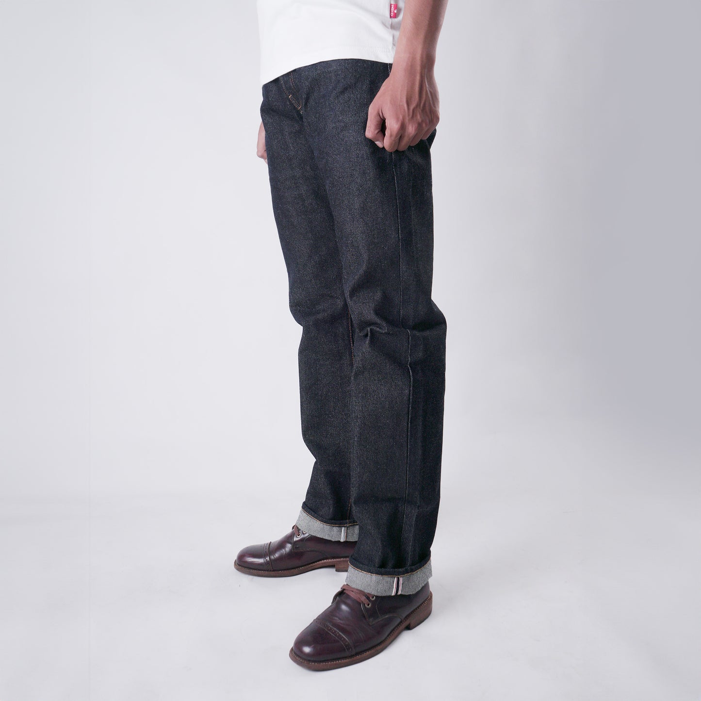 RAKA 17oz UNSANFORIZED RED LINE SELVEDGE SLIM STRAIGHT CUT