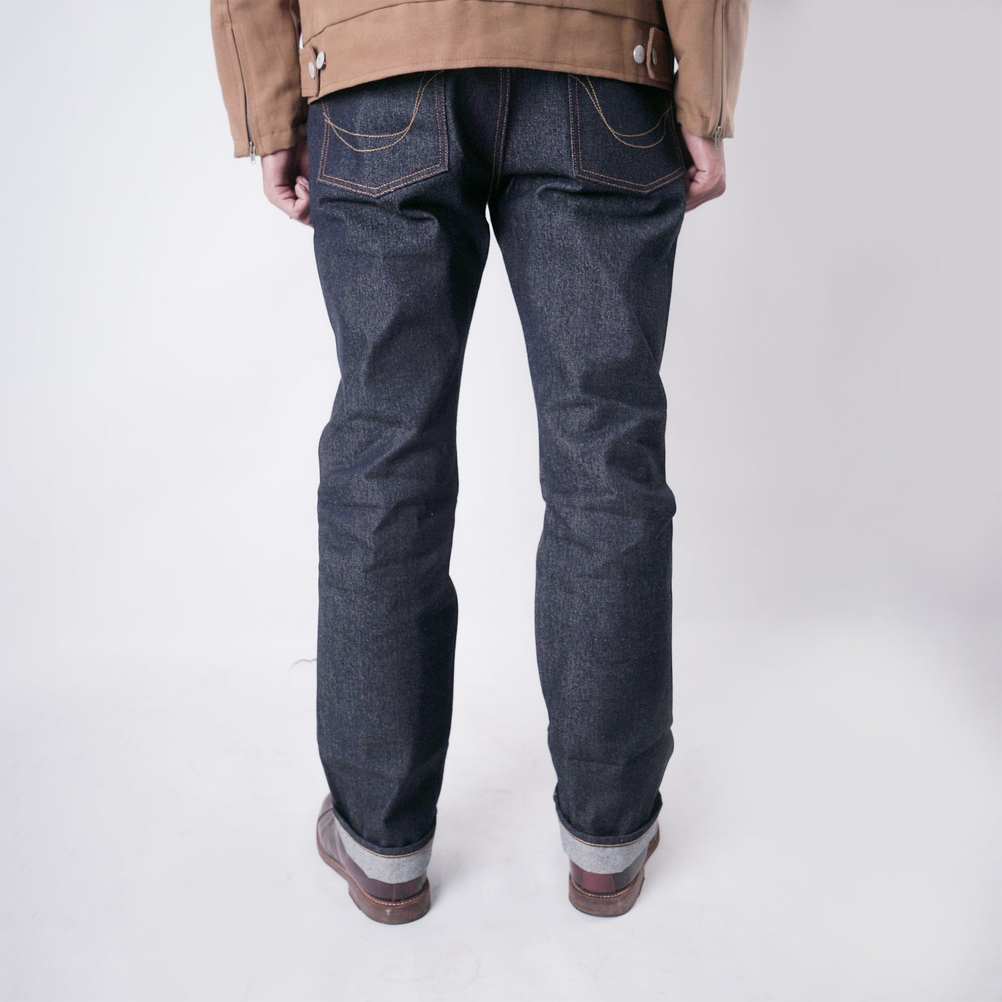 RAYI 17oz UNSANFORIZED BLUE LINE SELVEDGE SLIM STRAIGHT CUT