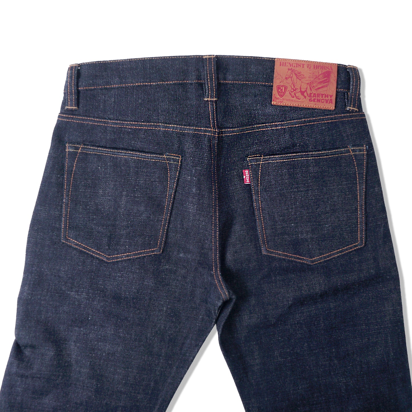 HENGIST 21oz UNSANFORIZED PLAIN SELVEDGE SLIM STRAIGHT CUT