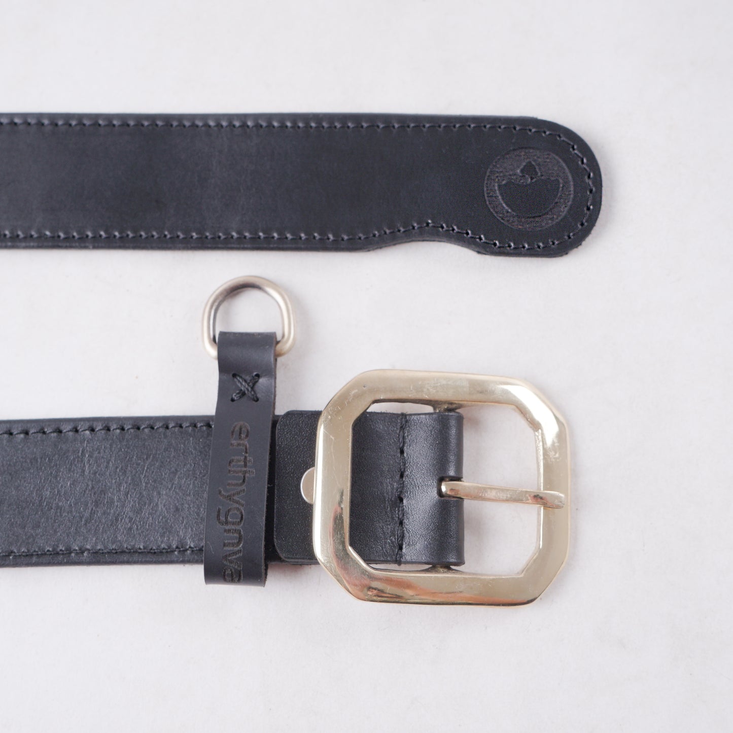 PORTLAND BLACK COLOR VEGTAN LEATHER BELT