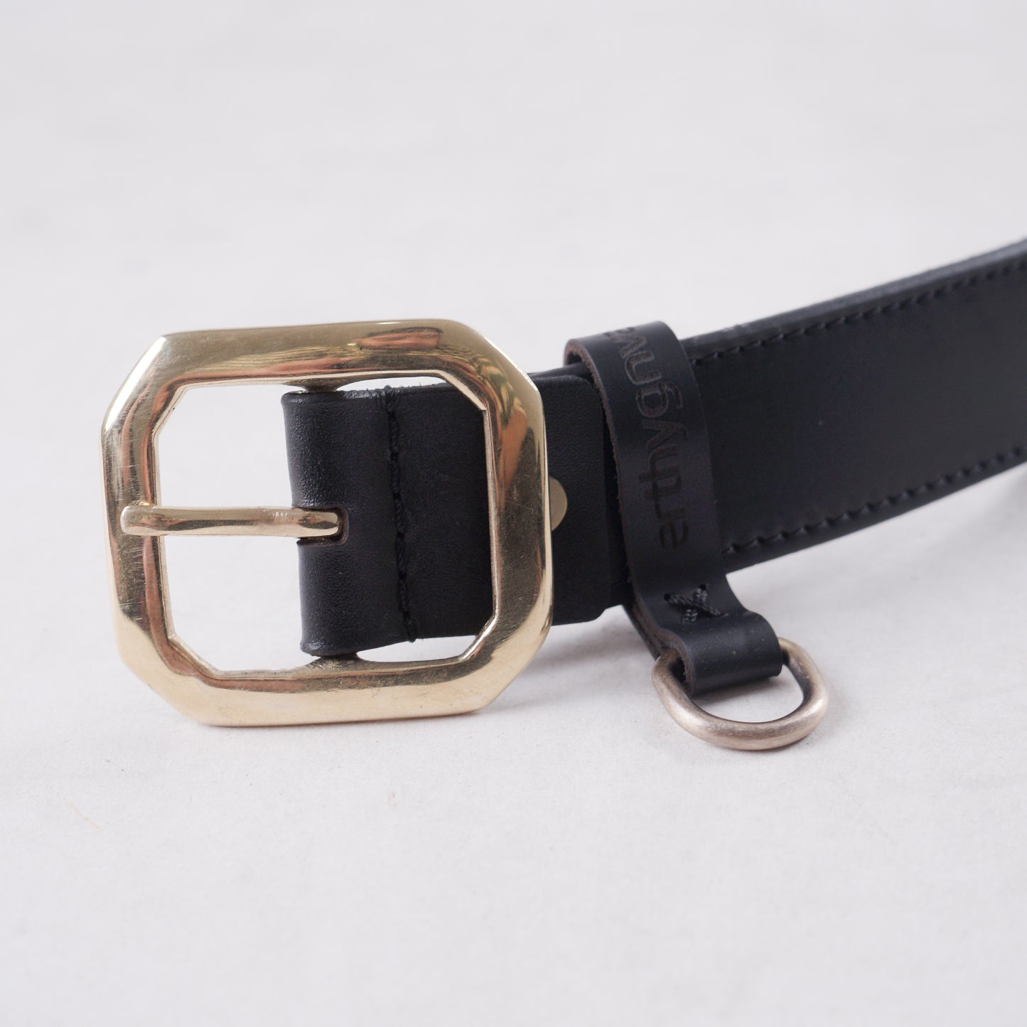 PORTLAND BLACK COLOR VEGTAN LEATHER BELT