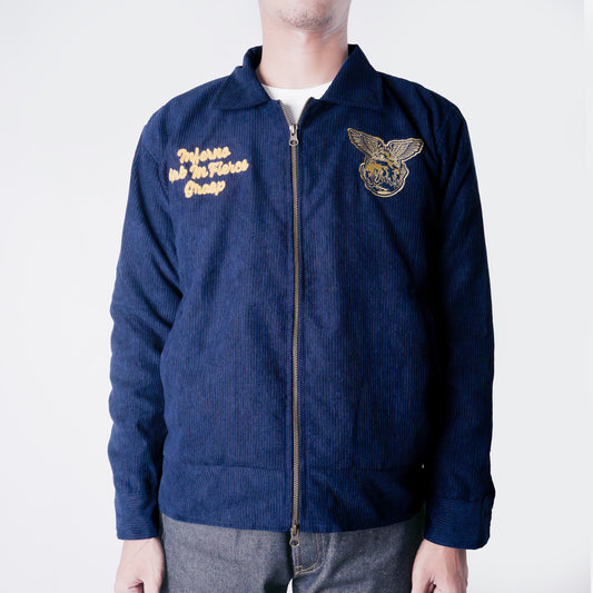 EMBERCLAW CORDUROY NAVY WORK JACKET