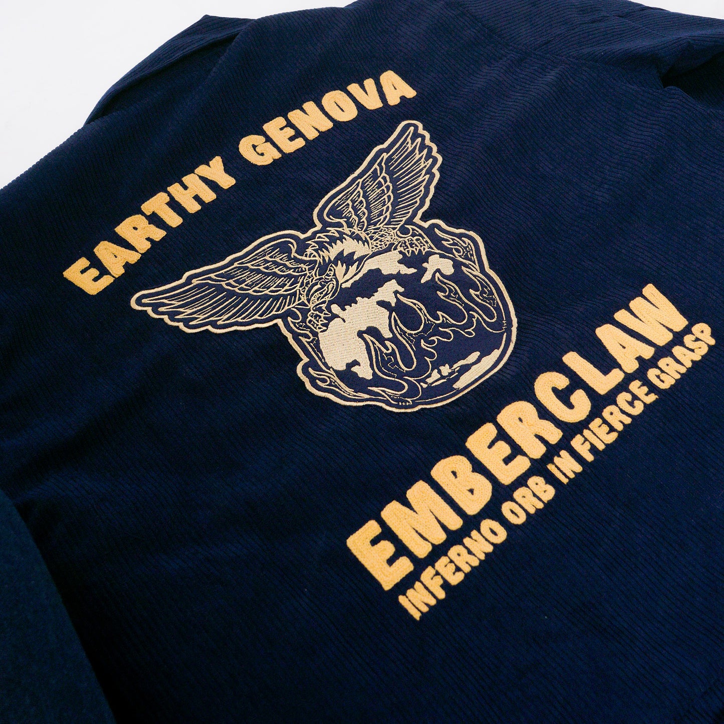 EMBERCLAW CORDUROY NAVY WORK JACKET