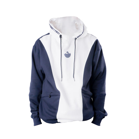 HOODIE JUMPER WDCF NAVY MIX WHITE