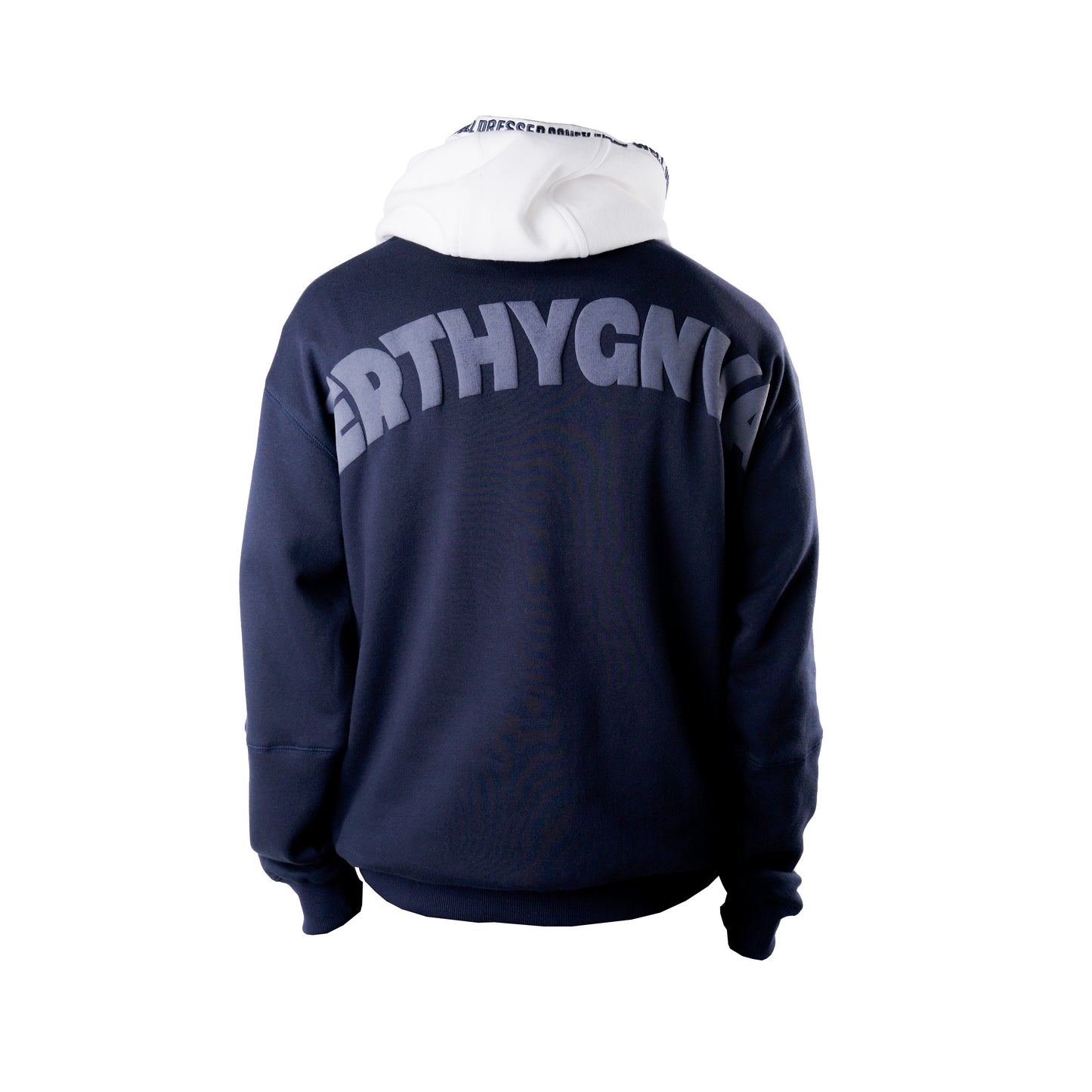 HOODIE JUMPER WDCF NAVY MIX WHITE