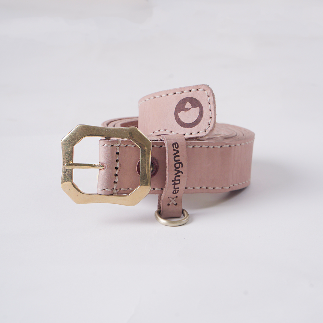 PORTLAND NATURAL VEGTAN LEATHER BELT