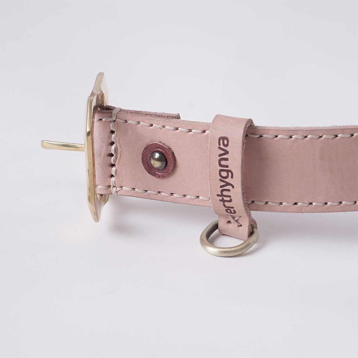 PORTLAND NATURAL VEGTAN LEATHER BELT