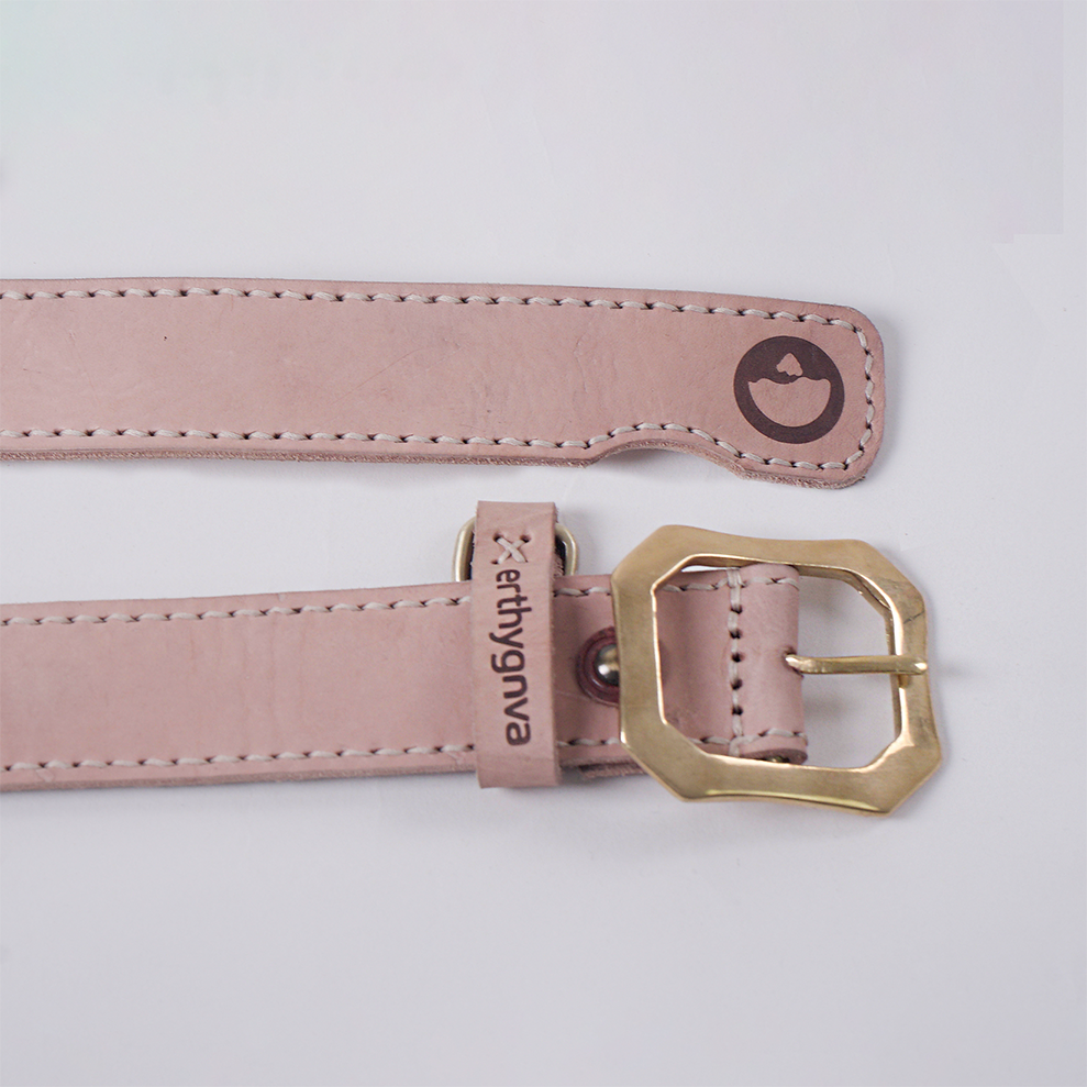 PORTLAND NATURAL VEGTAN LEATHER BELT