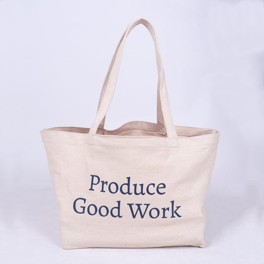 Produce Good Work Canvas Tote Bag